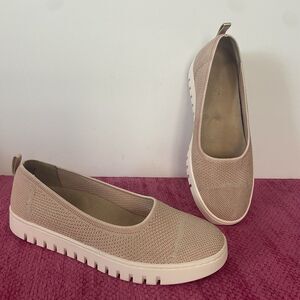 Vionic Uptown Skimmer Knit Flats Blush Pink Size 9.5 Wide